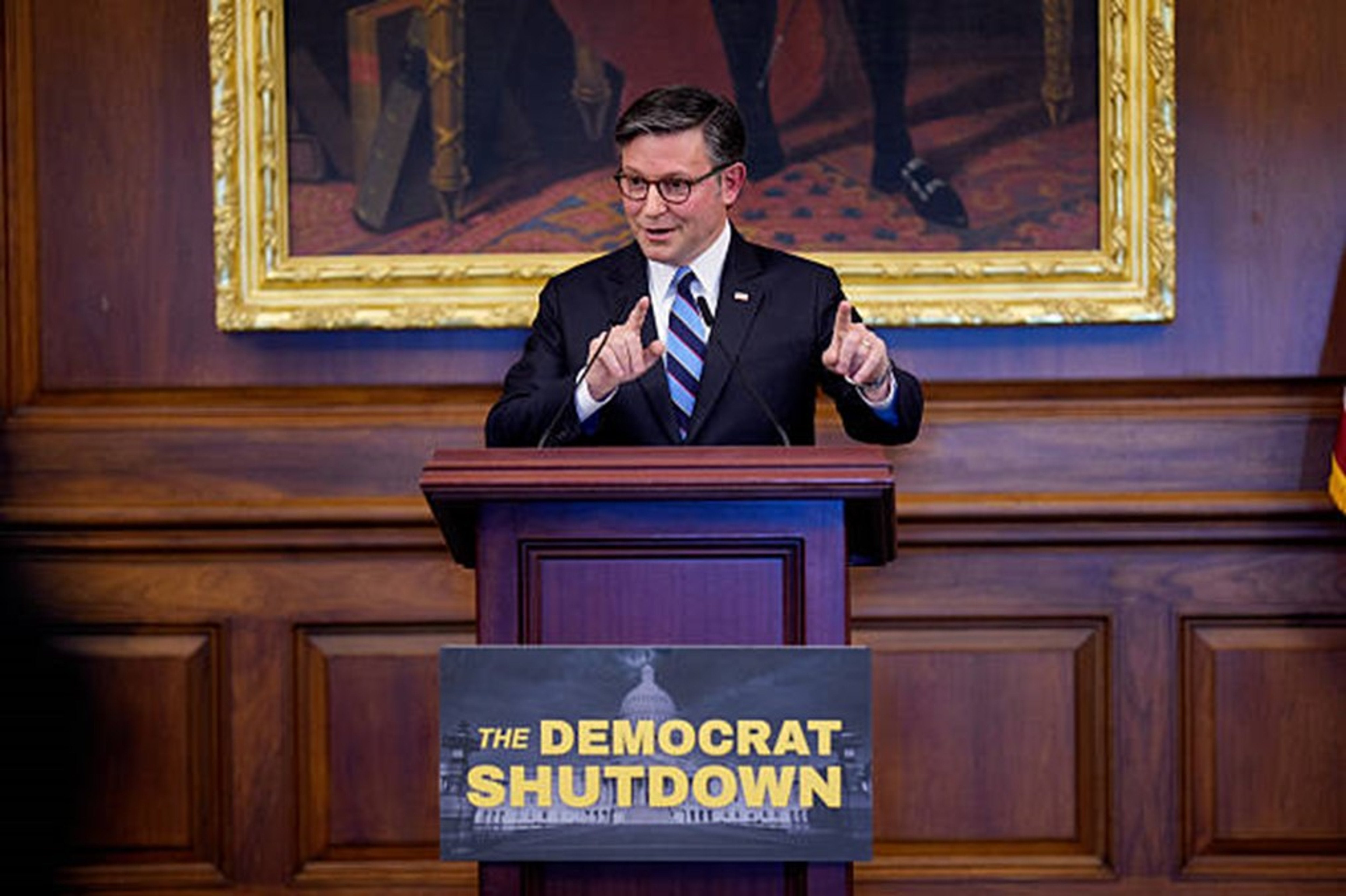 Speaker Johnson Rules Out Standalone Vote to Pay Troops During Shutdown